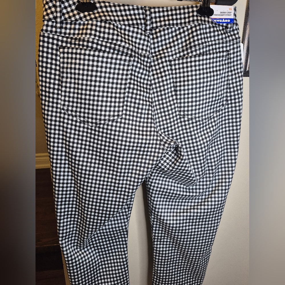 Nygard Black and White Plaid Pants - Picture 9 of 16
